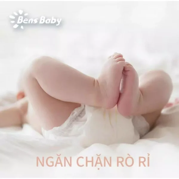 Gói 50 Miếng Bỉm Tã Quần Bens Baby Cho Bé Đa Kích Cỡ M, L, XL, XXL Siêu Mỏng Thấm Hút Thoáng Mát - Hình ảnh 6